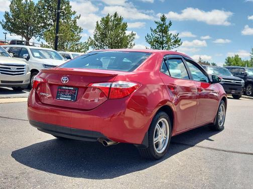 Red 2016 Toyota Corolla S
