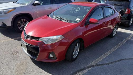 Red 2016 Toyota Corolla S