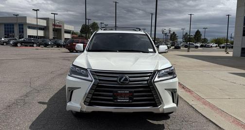 White 2018 Lexus LX 570 Base