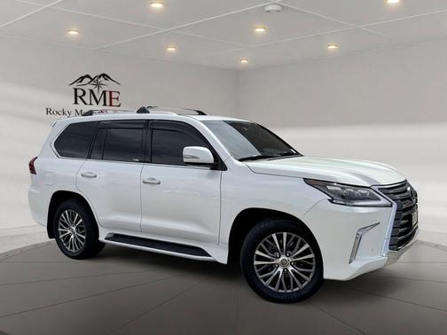 White 2018 Lexus LX 570 Base