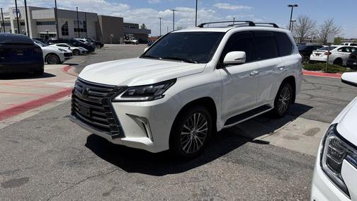 White 2018 Lexus LX 570 Base