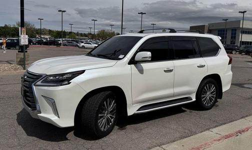 White 2018 Lexus LX 570 Base
