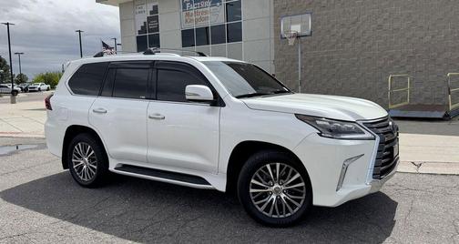 White 2018 Lexus LX 570 Base