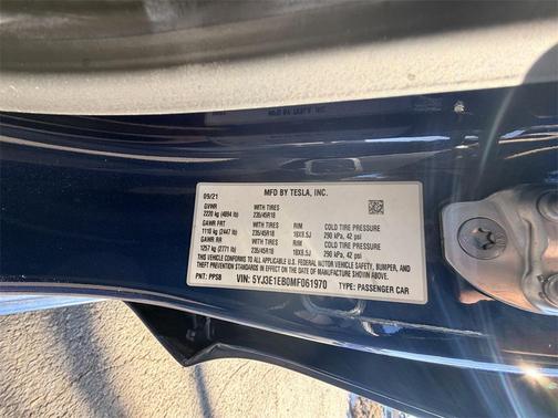 2021 Tesla Model 3 Long Range