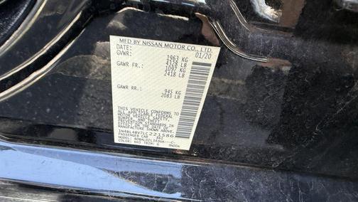 Black 2020 Nissan Altima S FWD