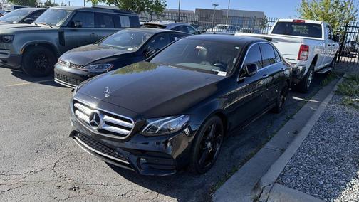 Black 2017 Mercedes-Benz E-Class 4MATIC