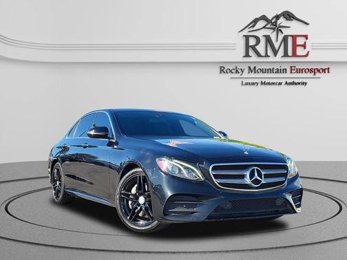 Black 2017 Mercedes-Benz E-Class 4MATIC