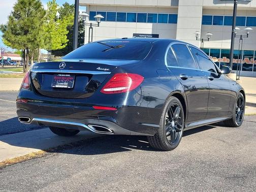Black 2017 Mercedes-Benz E-Class 4MATIC