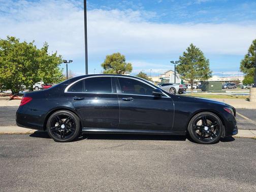 Black 2017 Mercedes-Benz E-Class 4MATIC