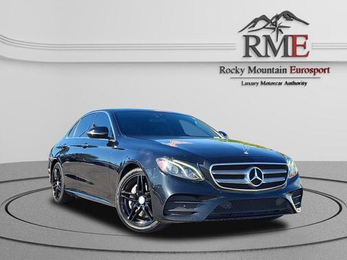 Black 2017 Mercedes-Benz E-Class 4MATIC