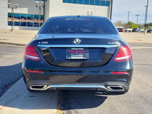 Black 2017 Mercedes-Benz E-Class 4MATIC