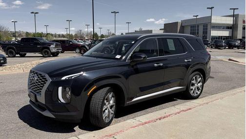 White 2021 Hyundai PALISADE SEL