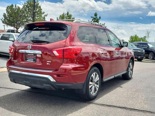 Red 2020 Nissan Pathfinder SL 4WD