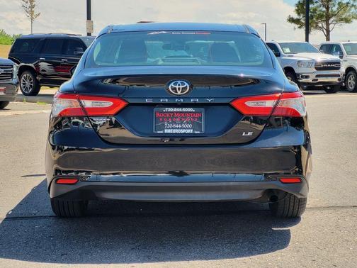 Black 2018 Toyota Camry LE