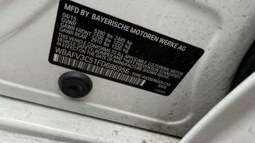 White 2015 BMW 535d xDrive