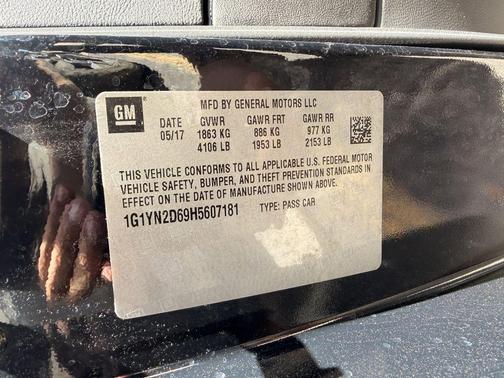 Black 2017 Chevrolet Corvette Z06