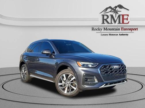 Gray 2022 Audi Q5 45 S line Premium Plus