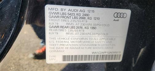 2016 Audi Q5 2.0T Premium