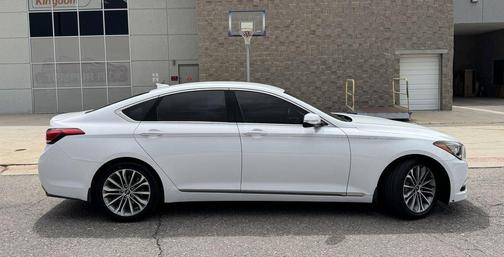 White 2015 Hyundai Genesis 3.8