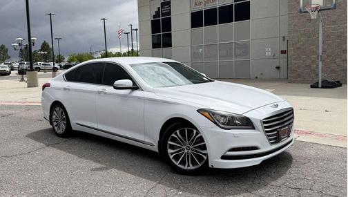 White 2015 Hyundai Genesis 3.8