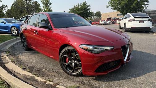 Red 2018 Alfa Romeo Giulia Ti Sport