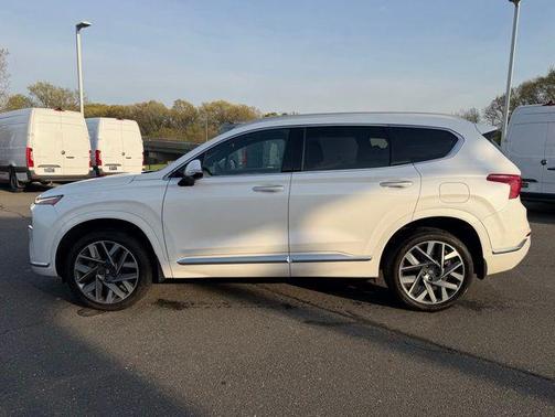 Quartz White 2021 Hyundai SANTA FE Calligraphy