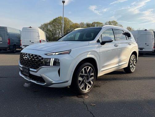 Quartz White 2021 Hyundai SANTA FE Calligraphy