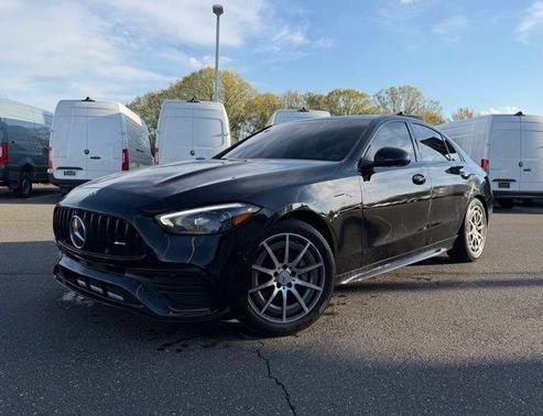 Black 2023 Mercedes-Benz AMG C 43 4MATIC