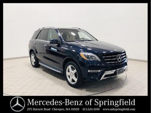 Blue 2015 Mercedes-Benz M-Class 4MATIC