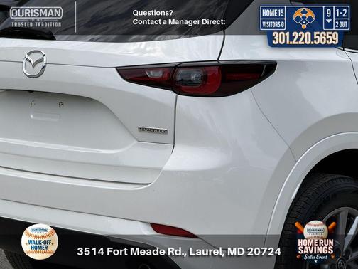 Rhodium White Metallic 2025 Mazda CX-5 2.5 S Preferred Package
