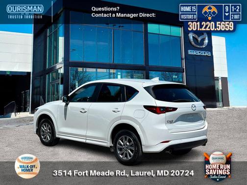 Rhodium White Metallic 2025 Mazda CX-5 2.5 S Preferred Package