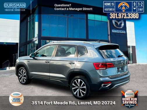 Gray 2024 Volkswagen Taos 1.5T SE