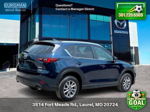 Deep Crystal Blue Mica 2023 Mazda CX-5 2.5 S Select Package