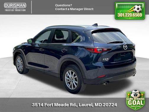 Deep Crystal Blue Mica 2023 Mazda CX-5 2.5 S Select Package