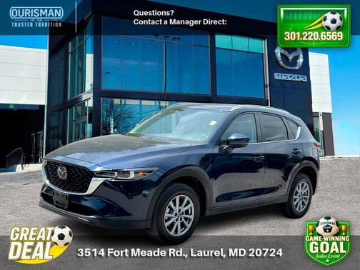 Deep Crystal Blue Mica 2023 Mazda CX-5 2.5 S Select Package