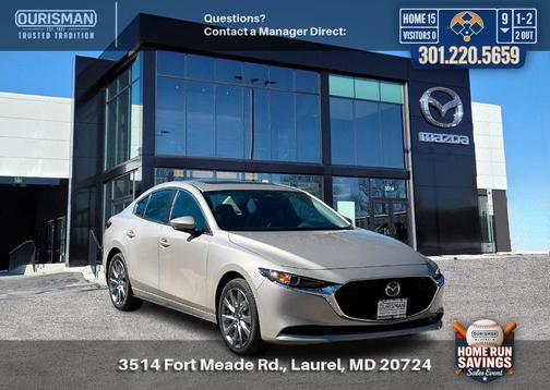 Platinum Quartz Metallic 2026 Mazda Mazda3 FWD w/Preferred Package