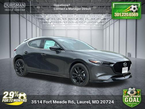 Machine Gray Metallic 2026 Mazda Mazda3 2.5 Turbo AWD
