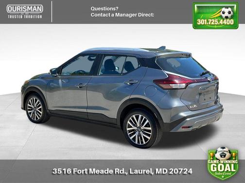 Gun Metallic 2024 Nissan Kicks SV