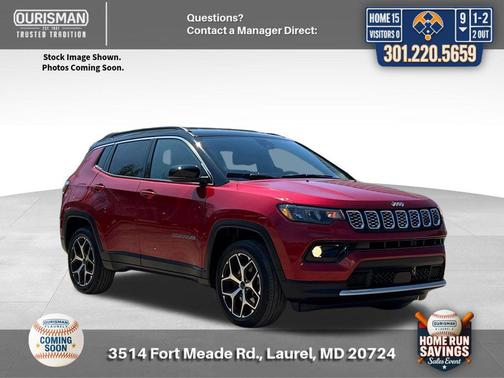 Red Hot Pearlcoat 2025 Jeep Compass Limited