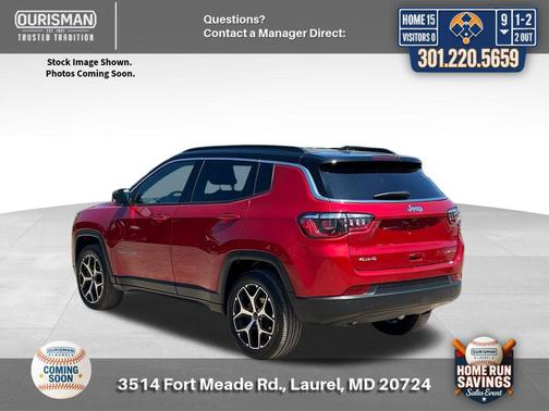 Red Hot Pearlcoat 2025 Jeep Compass Limited