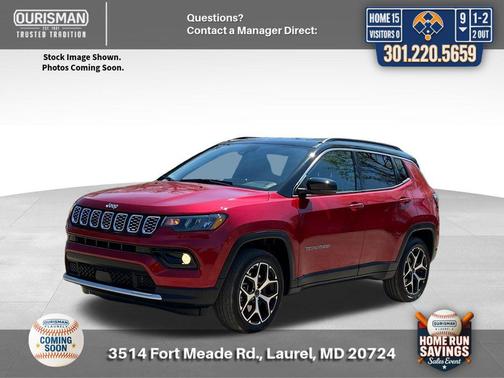 Red Hot Pearlcoat 2025 Jeep Compass Limited