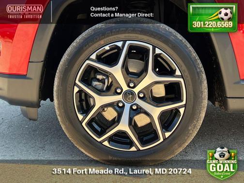 Red Hot Pearlcoat 2025 Jeep Compass Limited