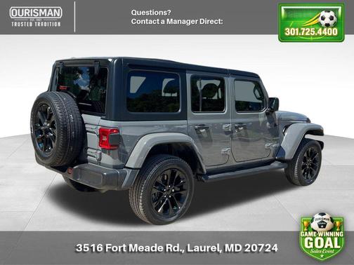 Sting-Gray Clearcoat 2023 Jeep Wrangler 4xe Sahara