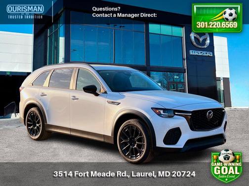 Rhodium White Premium 2026 Mazda CX-70 3.3 Turbo Preferred
