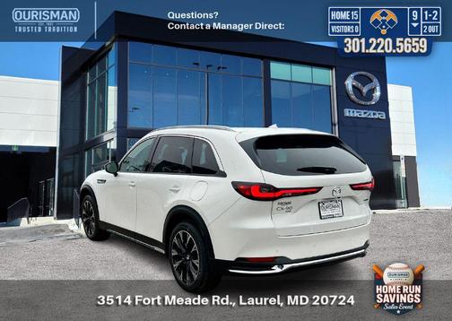 Rhodium White Premium 2026 Mazda CX-90 PHEV Premium Plus