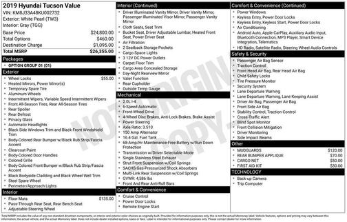 2019 Hyundai TUCSON Value