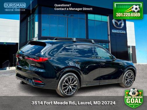 Jet Black Mica 2025 Mazda CX-70 3.3 Turbo S Premium