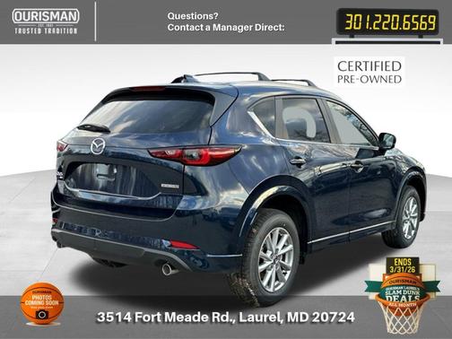 Deep Crystal Blue Mica 2025 Mazda CX-5 2.5 S Preferred Package