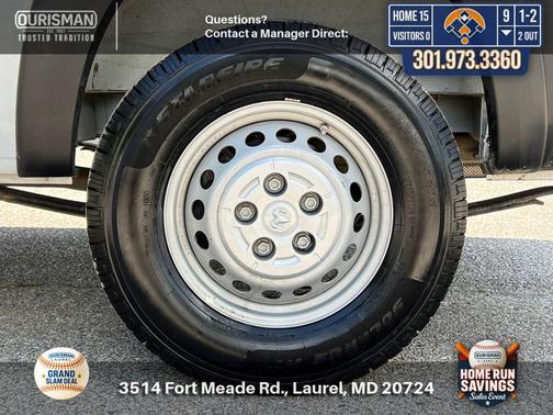 Bright White Clearcoat 2024 RAM ProMaster 2500 Tradesman