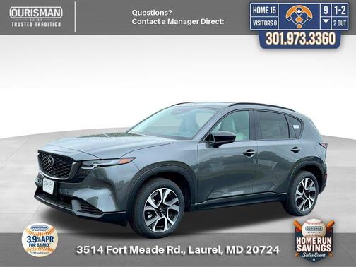 Machine Gray Metallic 2026 Mazda CX-5 2.5 S Preferred Package